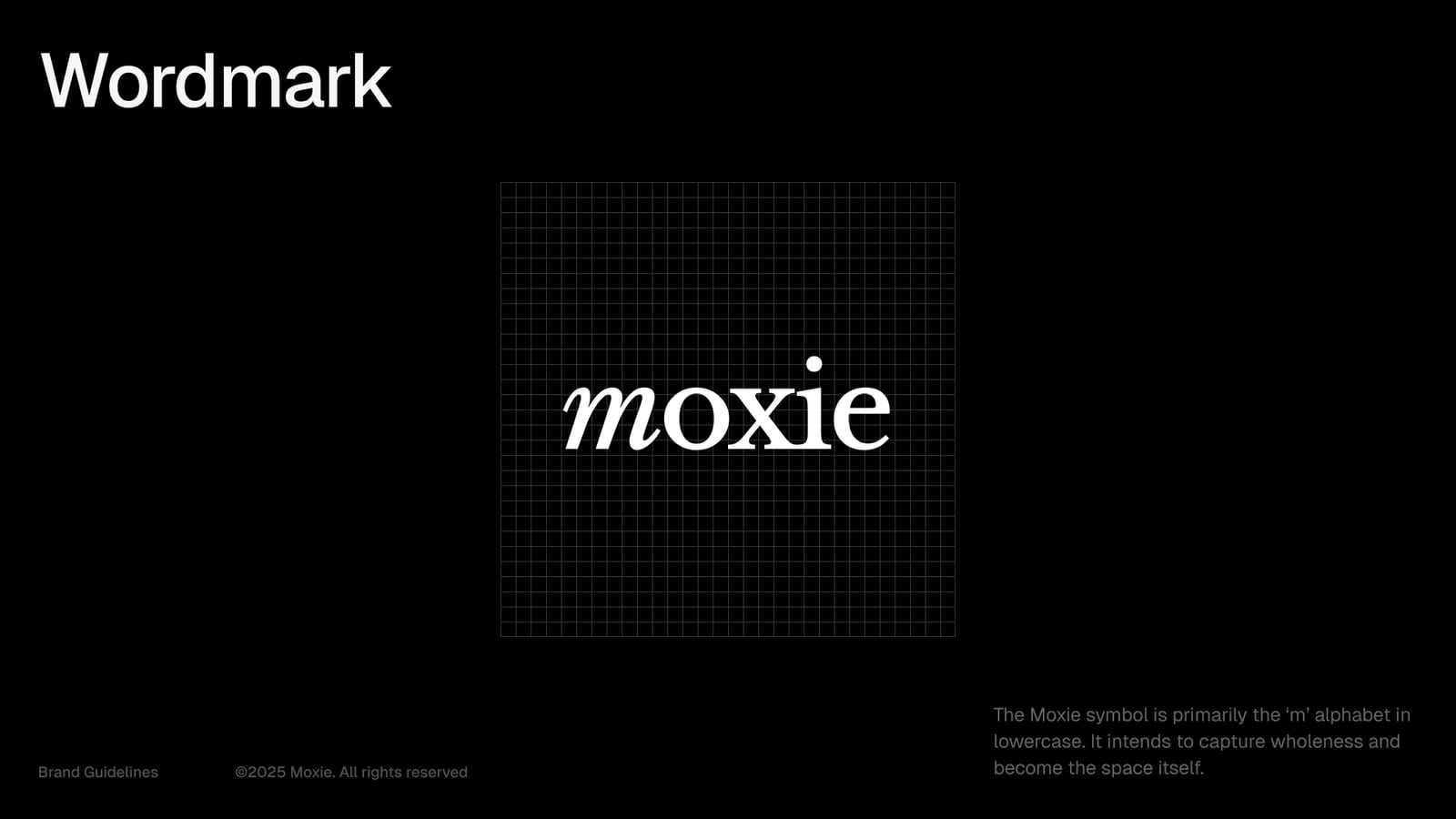 The Moxie wordmark